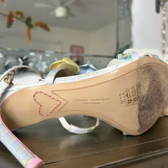 LOVE SHAKE FANCY by Sophia Webster GENTLY WORN / FLAWLESS HEELS / STUNNING!! - Picture 4 of 10